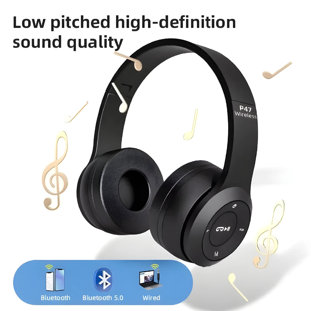 P47 Wireless Bluetooth Headphones product image - HeadphoneZoo