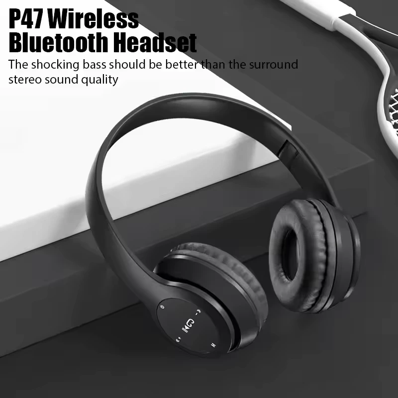 P47 Wireless Bluetooth Headphones alternate image - HeadphoneZoo